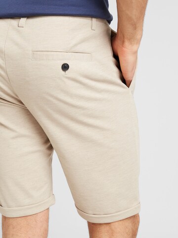 Lindbergh Regular Pleat-front trousers 'Superflex' in Beige