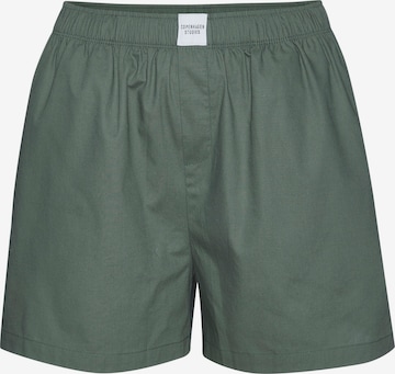 Copenhagen Studios Pyjamahousut värissä vihreä: etupuoli