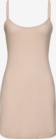 LASCANA - Vestido de corpiño en beige: frente