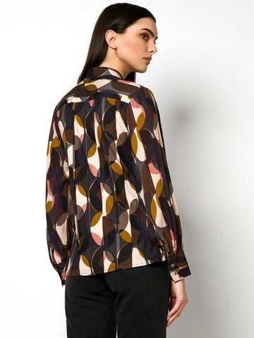 Chemisier 'Pia' DESOTO en marron