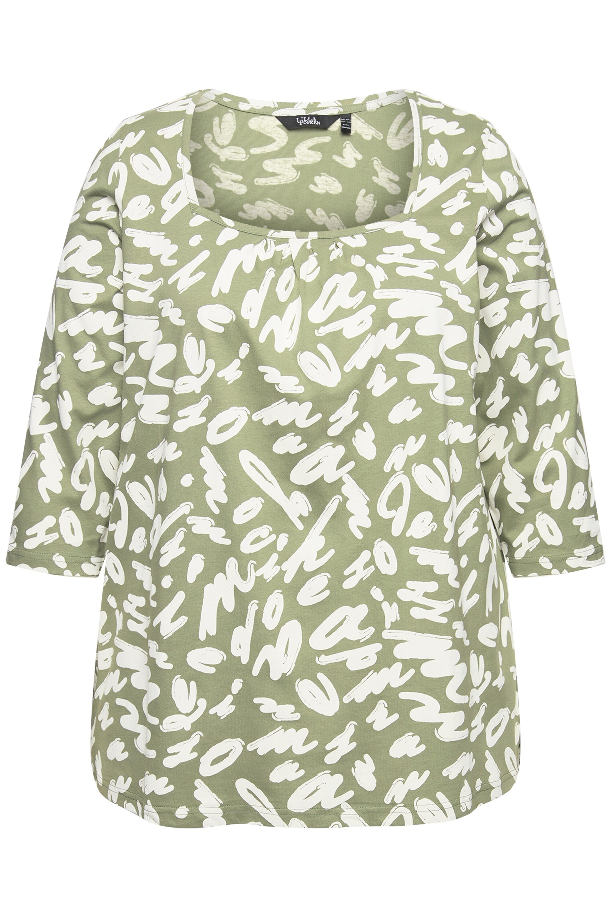 Ulla Popken Shirt in Grün: Vorderseite