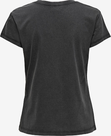 JDY T-Shirt 'FAROCK' in Schwarz