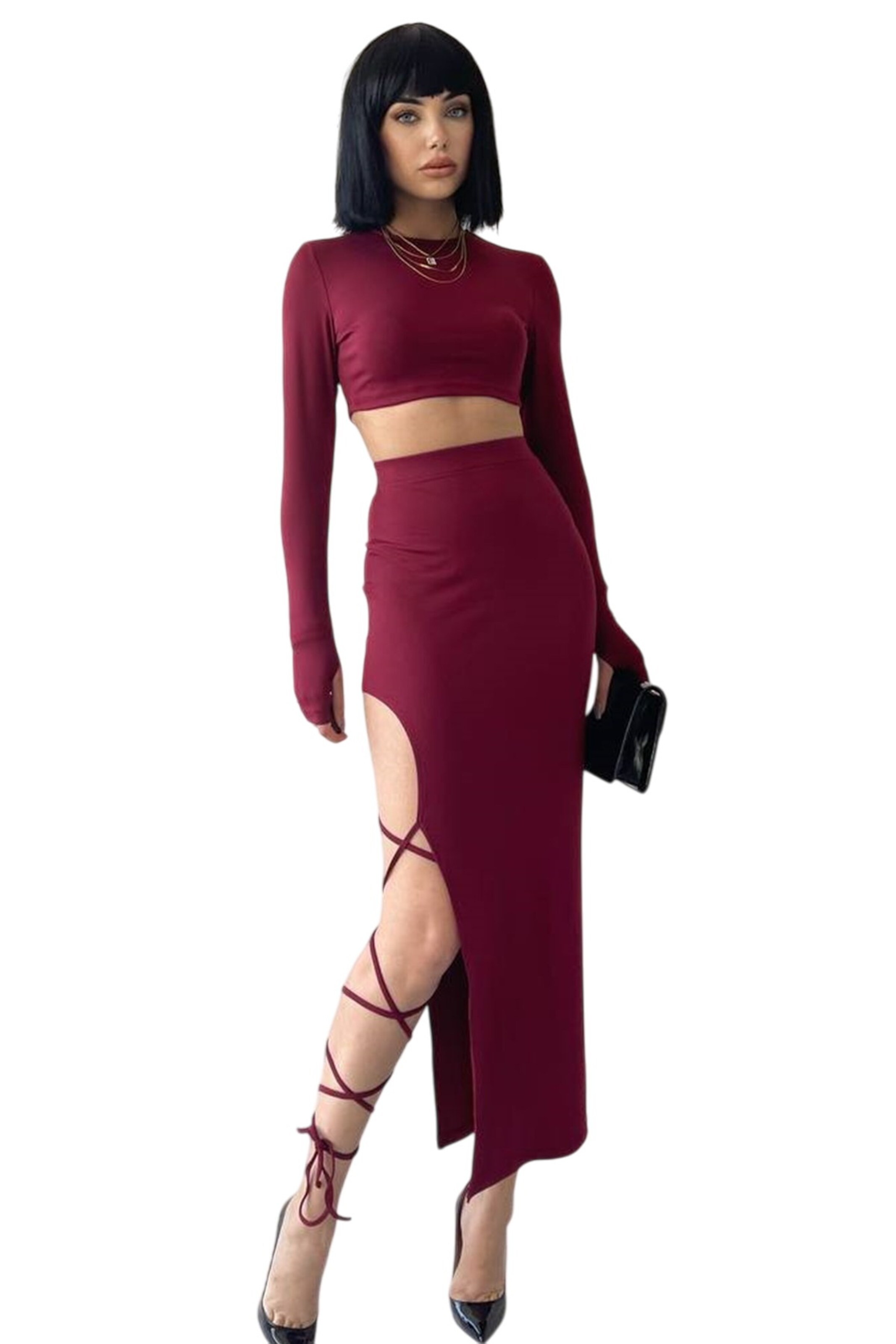 WOMAN VISION Suit in Red