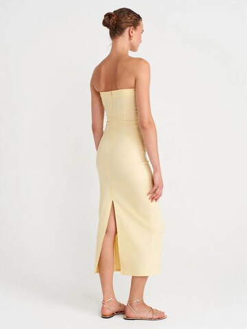Dilvin - Vestido em amarelo