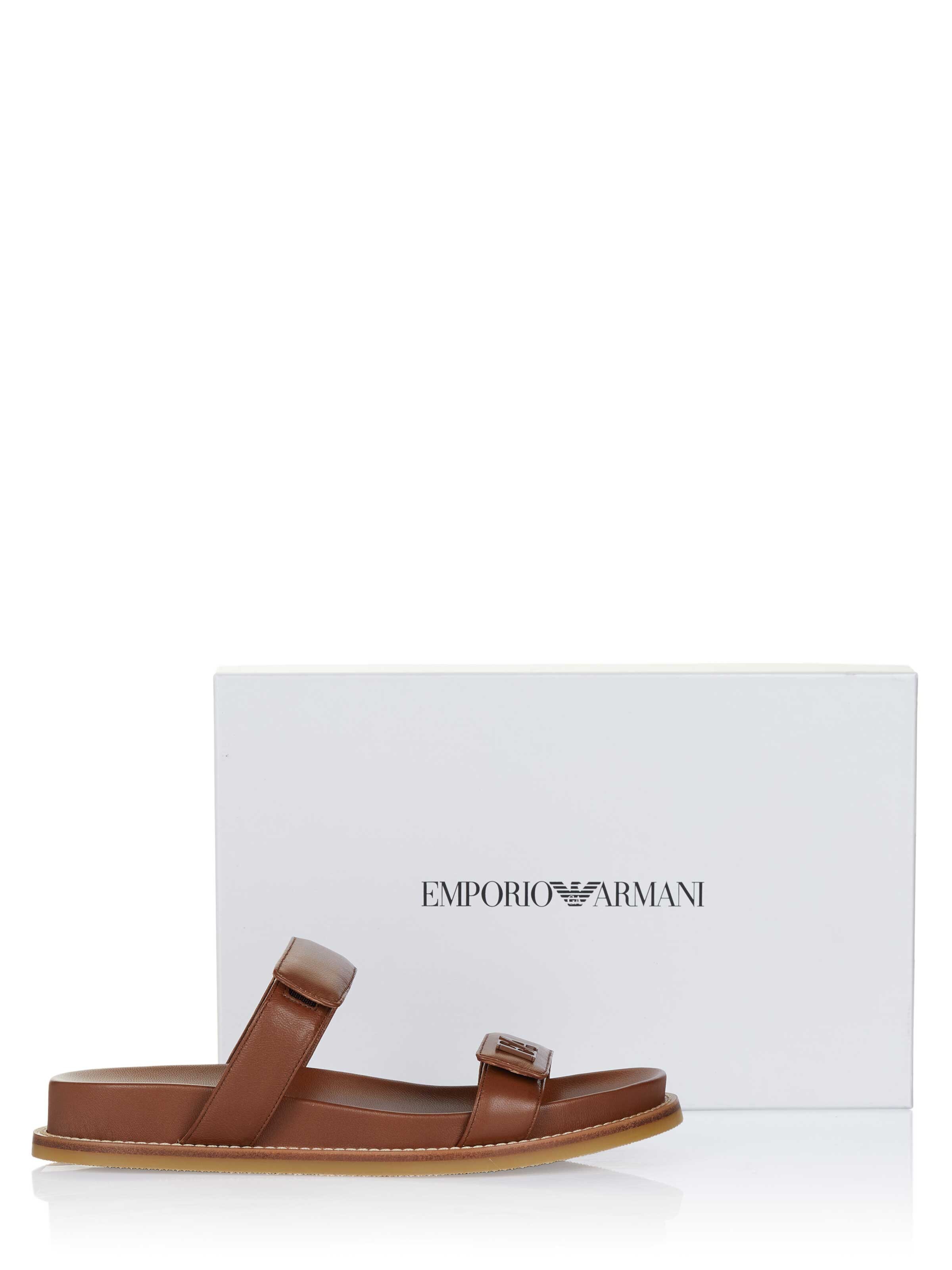 Sandales 'Emporio Armani Sandale' ARMANI en marron