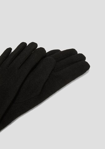 s.Oliver Full Finger Gloves in Black