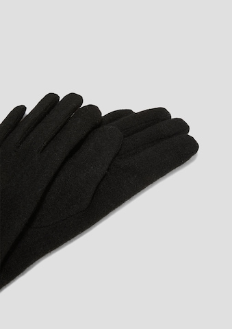 s.Oliver Fingerhandschuhe in Schwarz