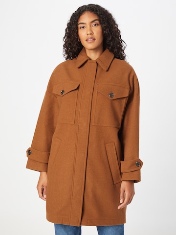UNITED COLORS OF BENETTON Płaszcz przejściowy w kolorze brązowy: przód
