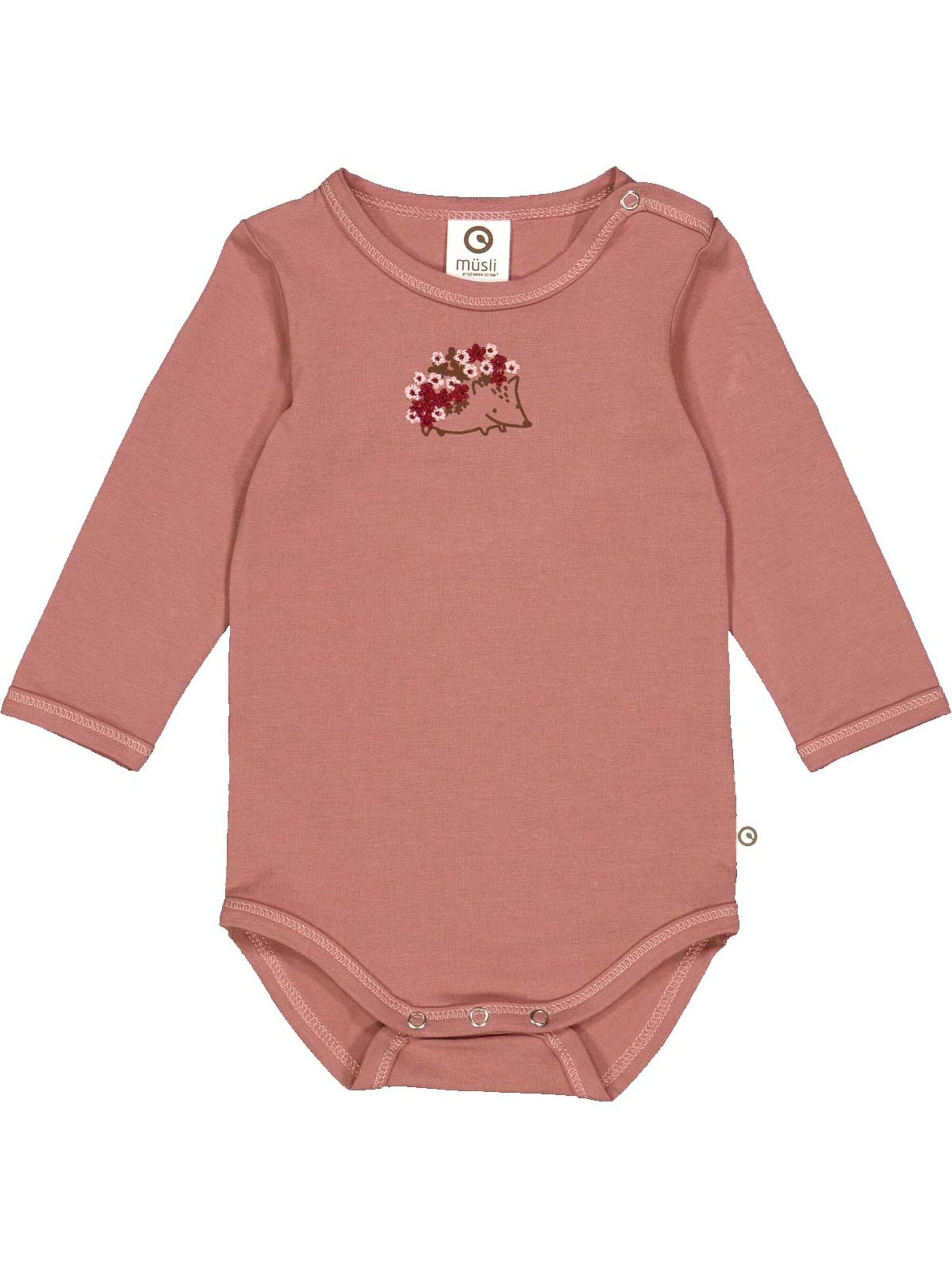 Müsli by GREEN COTTON - Macacão/Body em rosa: frente