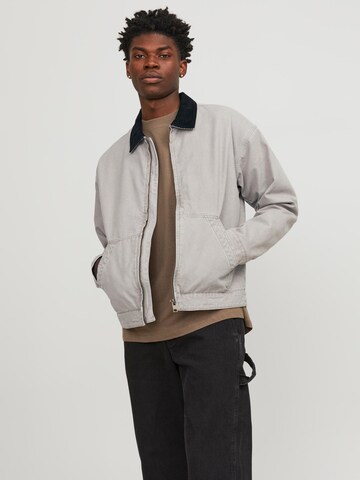 JACK & JONES Jacke 'Dave' in Grau