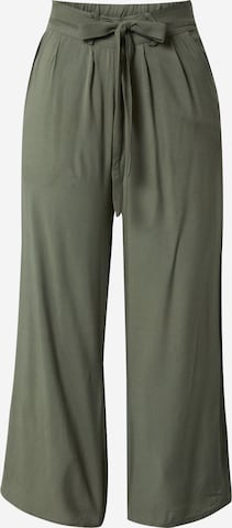 Hailys Pleat-Front Pants 'Cira' in Green: front