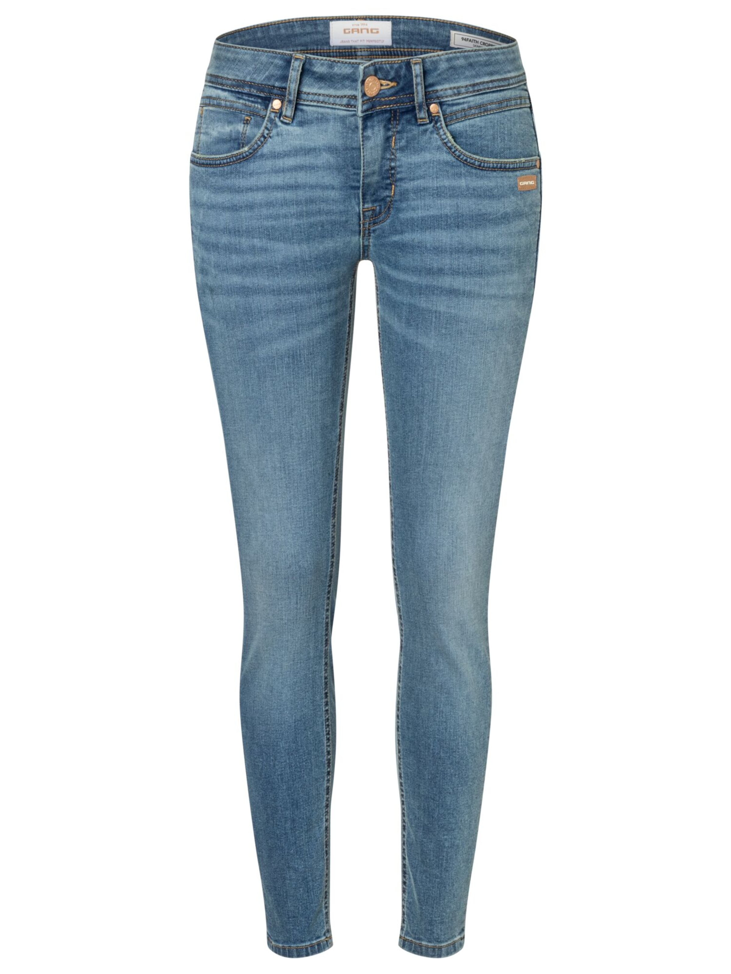 Skinny Jean '94FAITH CROPPED' Gang en bleu : devant