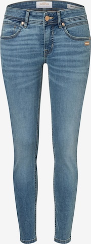Gang Skinny Jeans '94FAITH CROPPED' in Blauw: voorkant