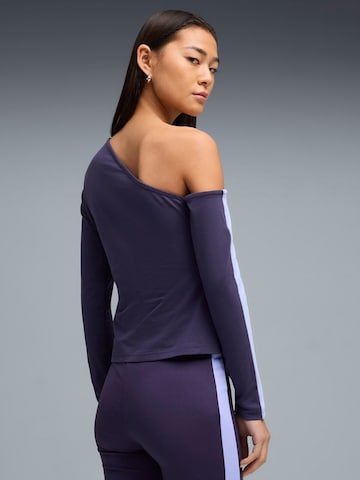 PUMA Blouse 'Puma T7 Asymmetric Longsleeve' in Blauw
