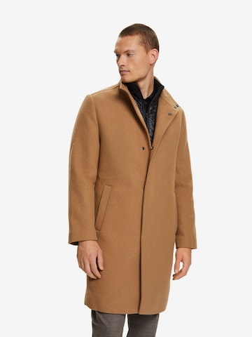 ESPRIT Between-Seasons Coat in Brown: front