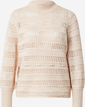 VILA Sweater in Beige: front