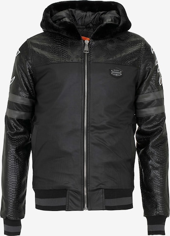 CIPO & BAXX Winter Jacket in Black: front