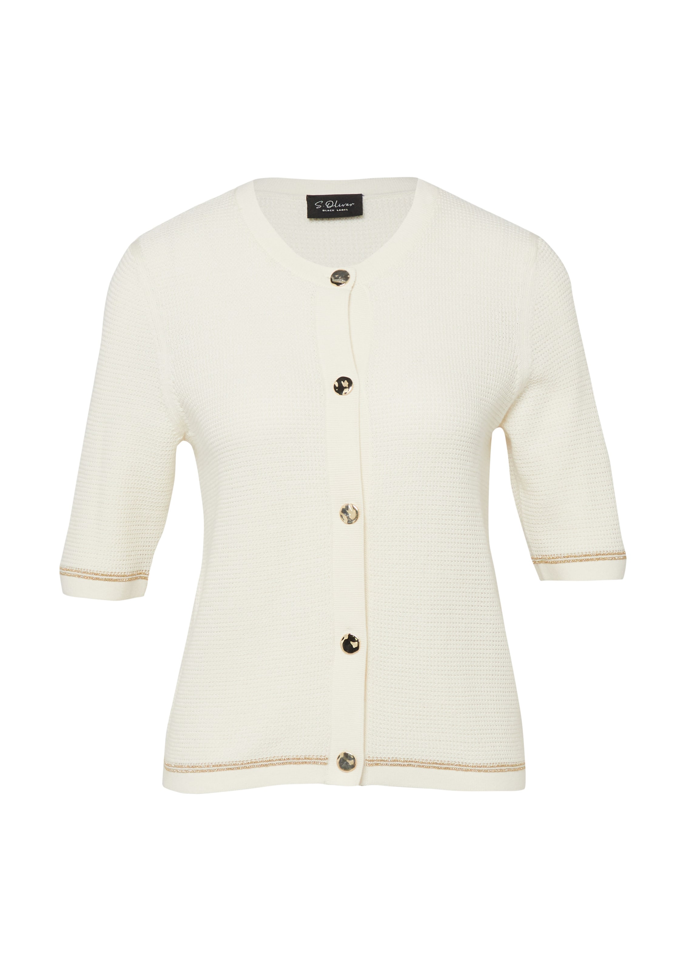 Cardigan s.Oliver en beige : devant