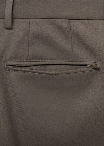 MANGO MAN Slimfit Hose 'Daytona' in Braun