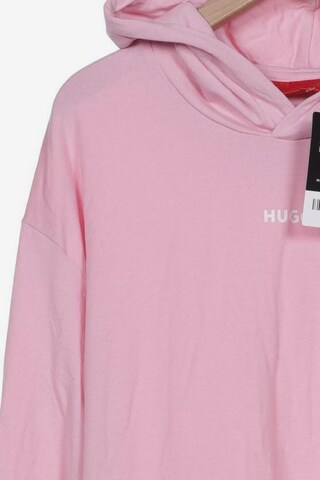 HUGO Sweatshirt & Zip-Up Hoodie in XL in Pink