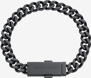 Bracelet Aston Martin en noir : devant
