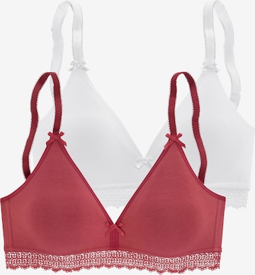 PETITE FLEUR T-shirt Bra in Red: front