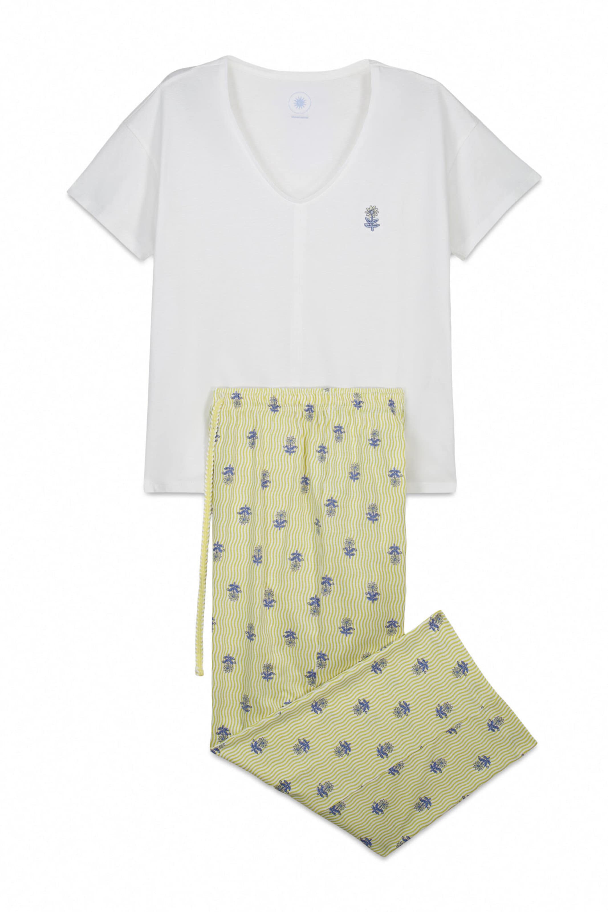 Women' Secret Pyjama in Groen: voorkant
