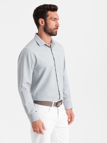 Ombre Regular fit Button Up Shirt 'OM-SHCS-0148' in Grey
