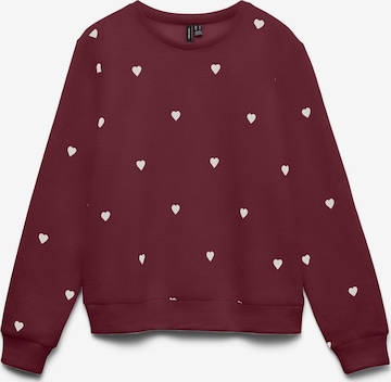 Felpa 'VMFobellis' di VERO MODA in rosso: frontale