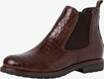 TAMARIS Chelsea Boots in Braun: predná strana