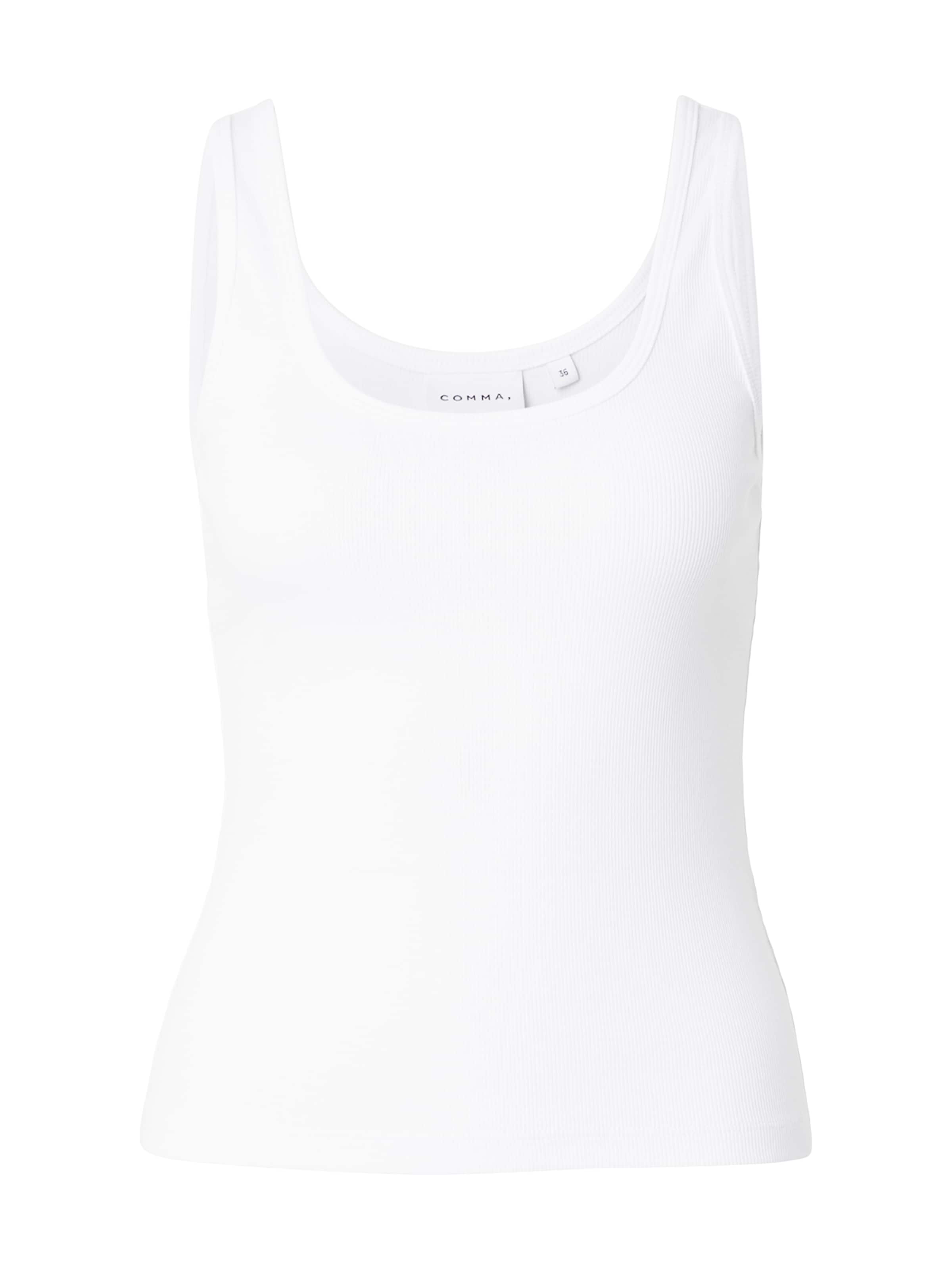 COMMA - Top em branco: frente