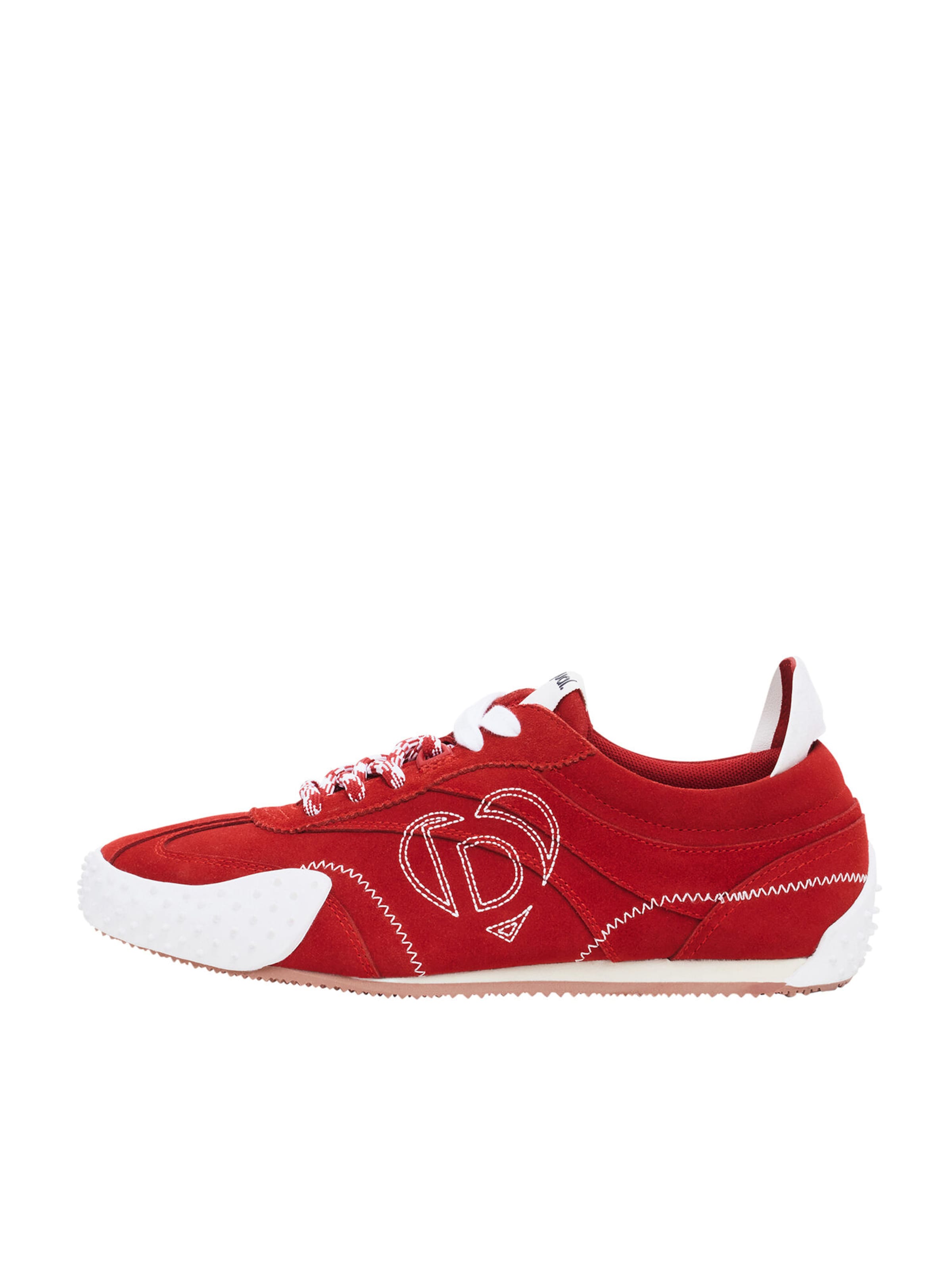 Desigual Platform trainers in Red: front