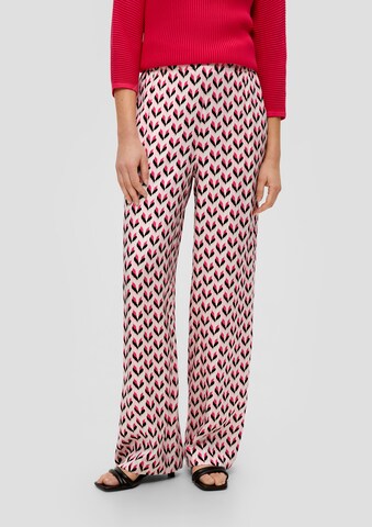 s.Oliver BLACK LABEL Wide leg Pants in Pink: front