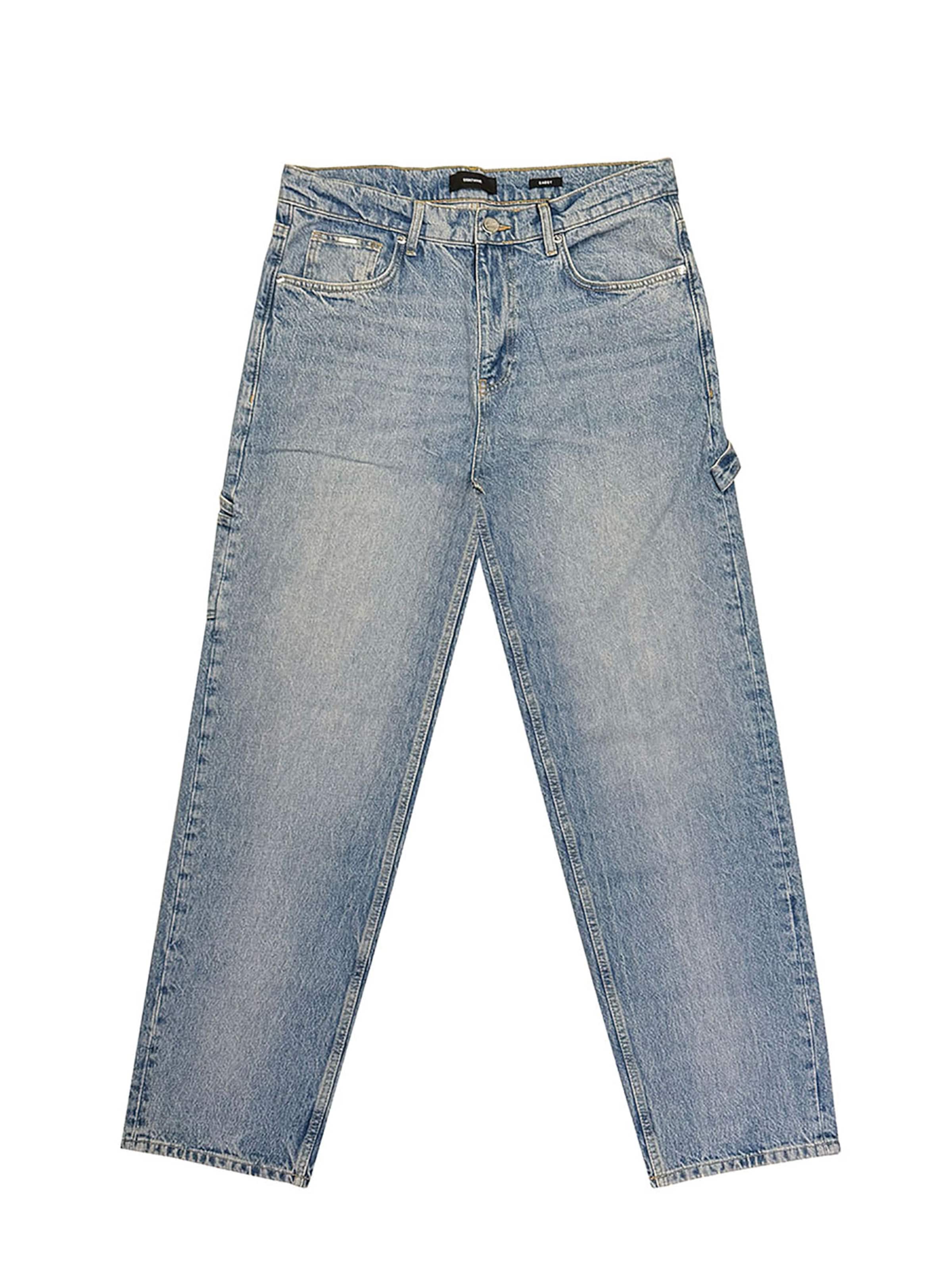 EIGHTYFIVE Baggy Jeans 'With Loop' in Blau: Vorderseite