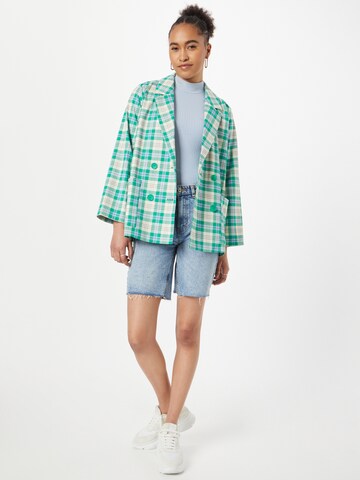 Monki Summer Coat in Green