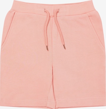 KnowledgeCotton Apparel Regular Trousers in Pink: front