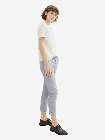 Regular Pantalon TOM TAILOR en bleu