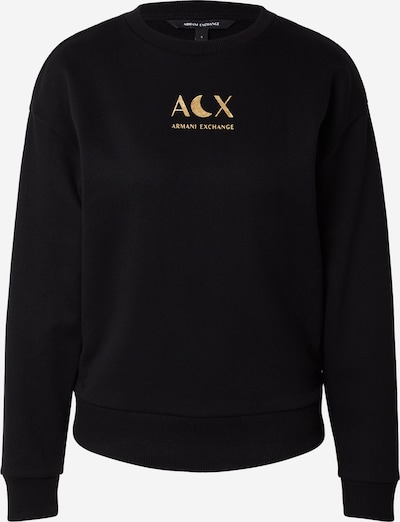 ARMANI EXCHANGE Collegepaita värissä kulta / musta, Tuotenäkymä