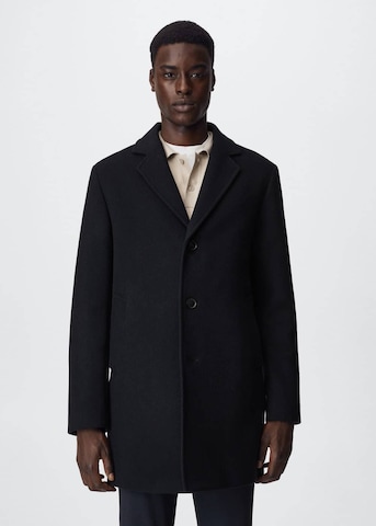 MANGO MAN Between-Seasons Coat 'Hake' in Blue: front