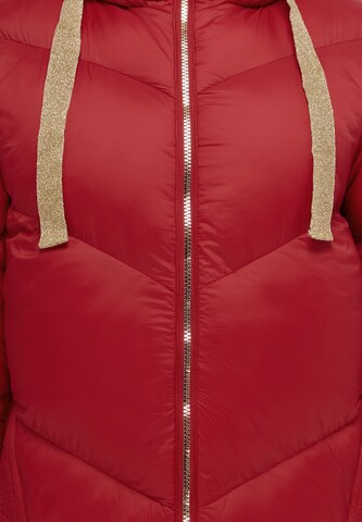 faina - Casaco de inverno em vermelho