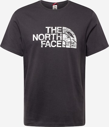 THE NORTH FACE Shirt in Zwart: voorkant