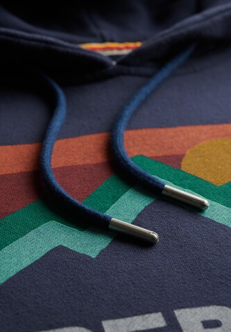 Sweat-shirt Superdry en bleu
