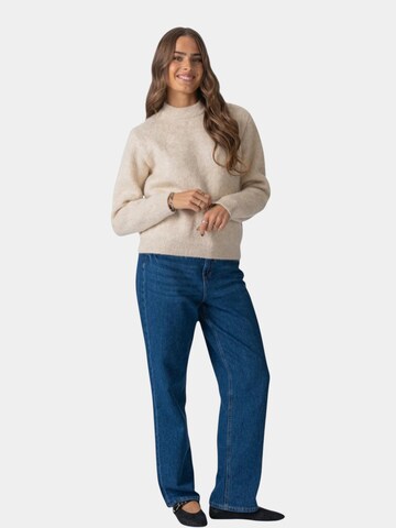 TEESHOPPEN Pullover 'Hazel' in Beige