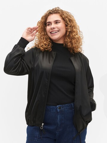 Zizzi Jacke 'XENIA' in Schwarz: predná strana