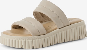 Saboți de la Tamaris pe bej: față