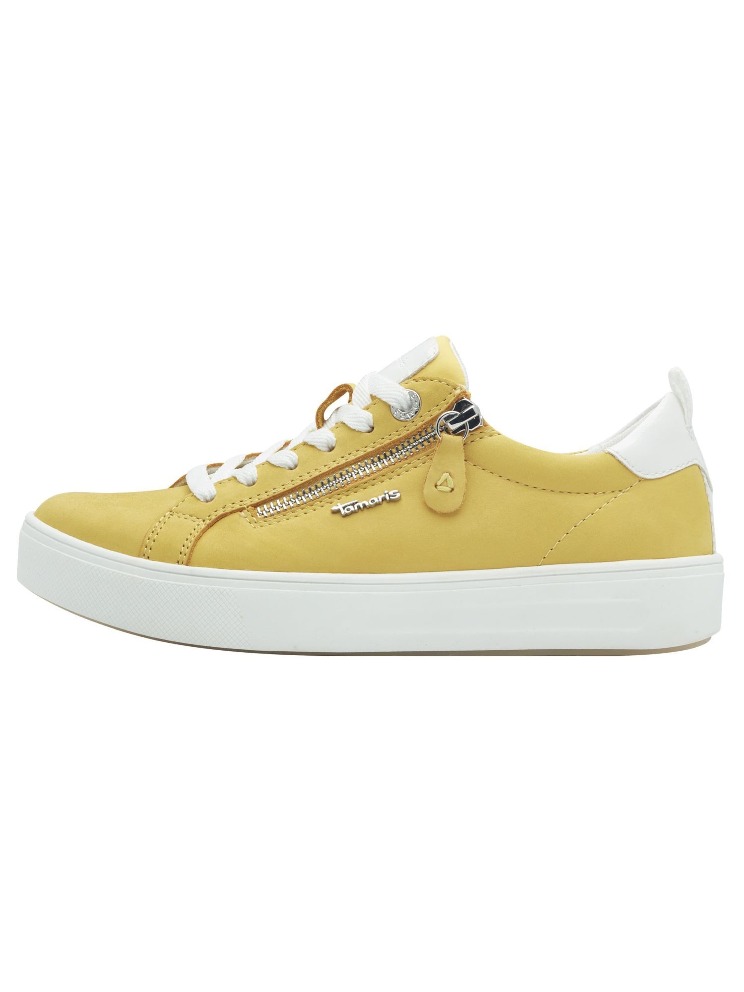Baskets basses Tamaris en jaune