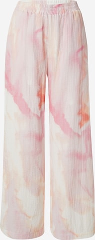 LENI KLUM x ABOUT YOU Wide leg Pants 'Charlotte' in Pink: front