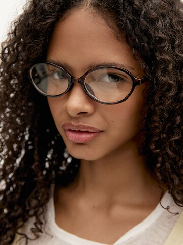 Pull&Bear Okulary przeciwsłoneczne w kolorze brązowy