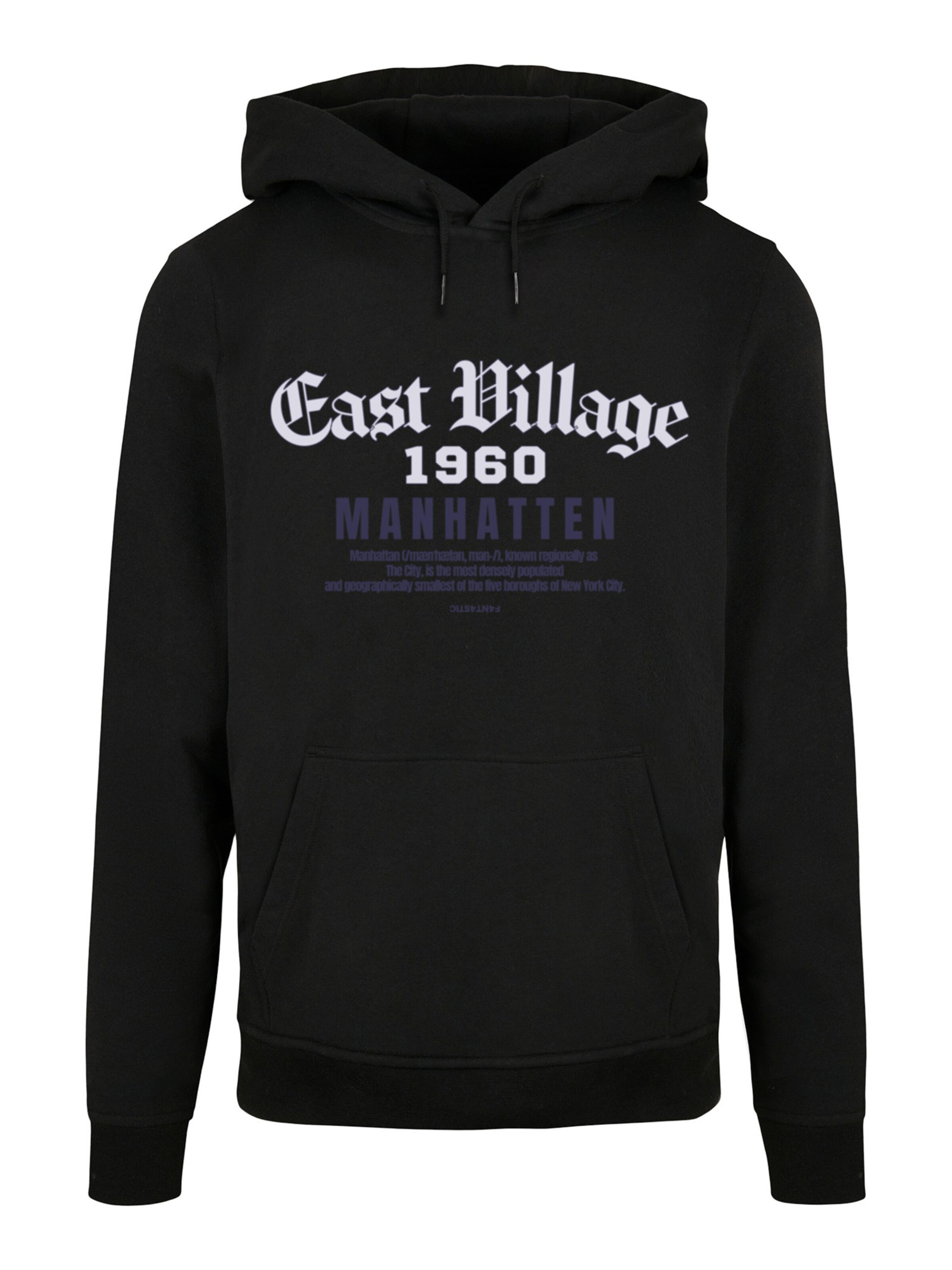 F4NT4STIC Sweatshirt 'Manhatten' in Black: front