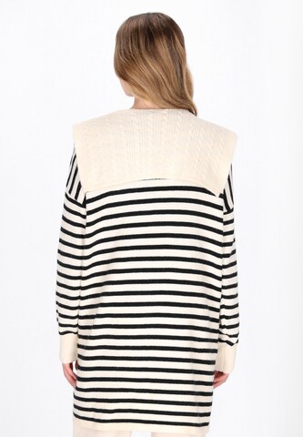 DreiMaster Vintage Πλεκτή ζακέτα σε μαύρο